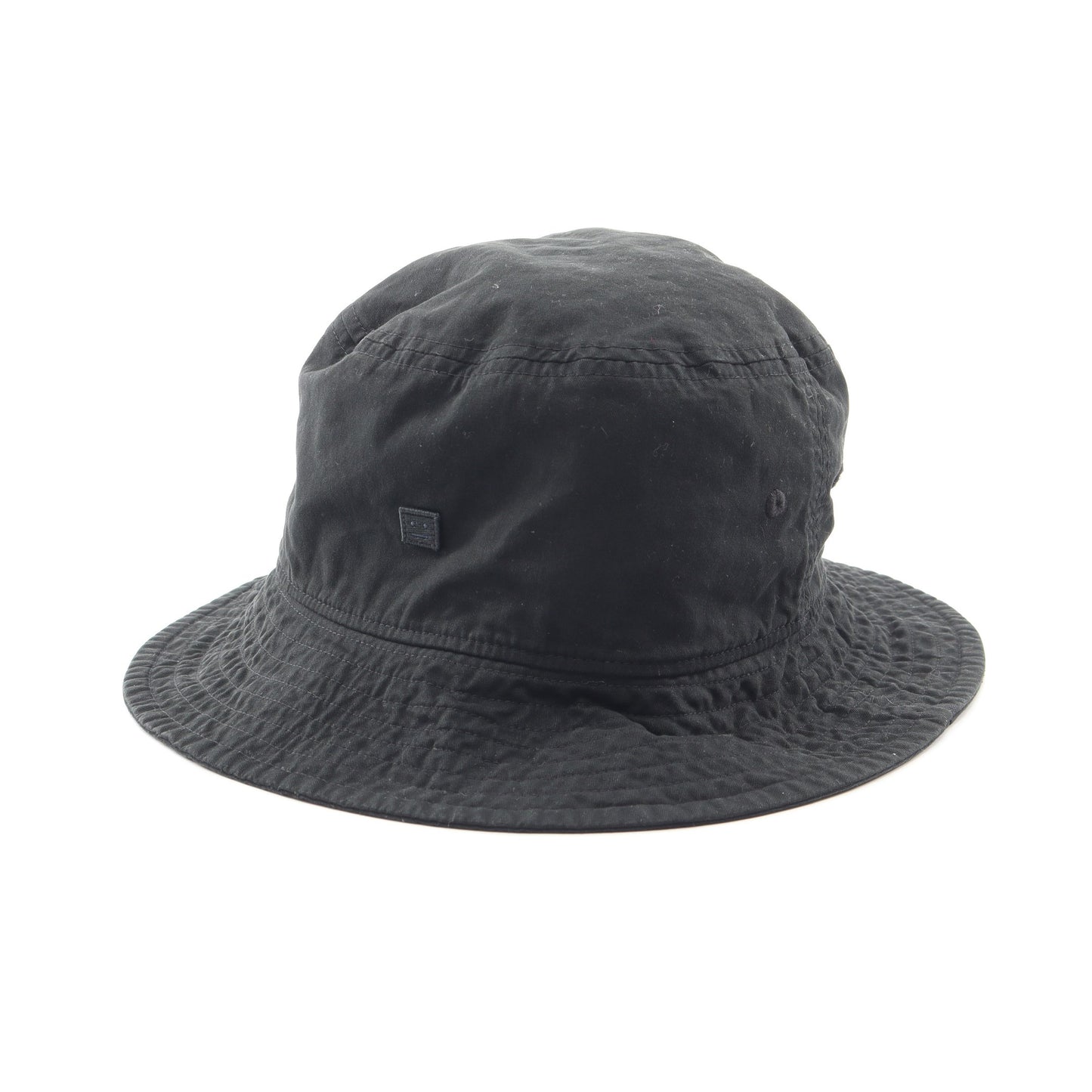 ラージフェイスロゴ バケット ハット コットン ブラック アクネストゥディオズ 財布・小物 Acne Studios