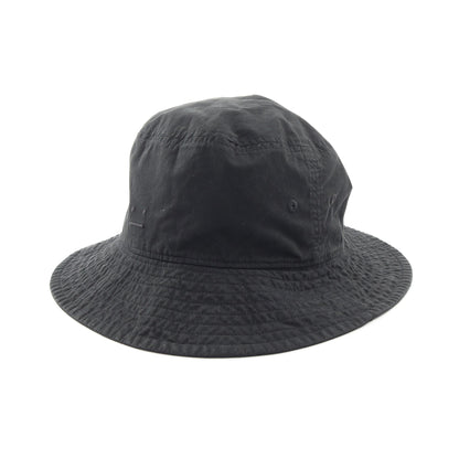 ラージフェイスロゴ バケット ハット コットン ブラック アクネストゥディオズ 財布・小物 Acne Studios