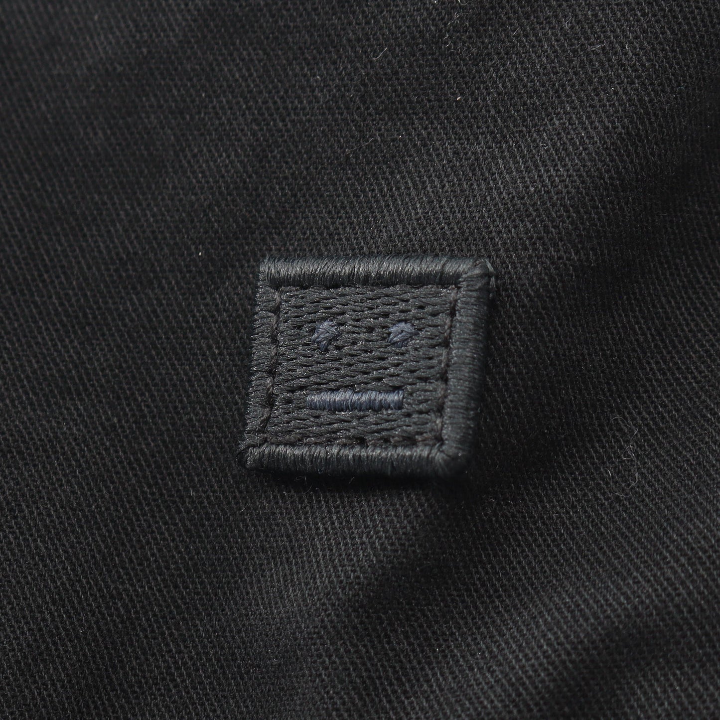 ラージフェイスロゴ バケット ハット コットン ブラック アクネストゥディオズ 財布・小物 Acne Studios