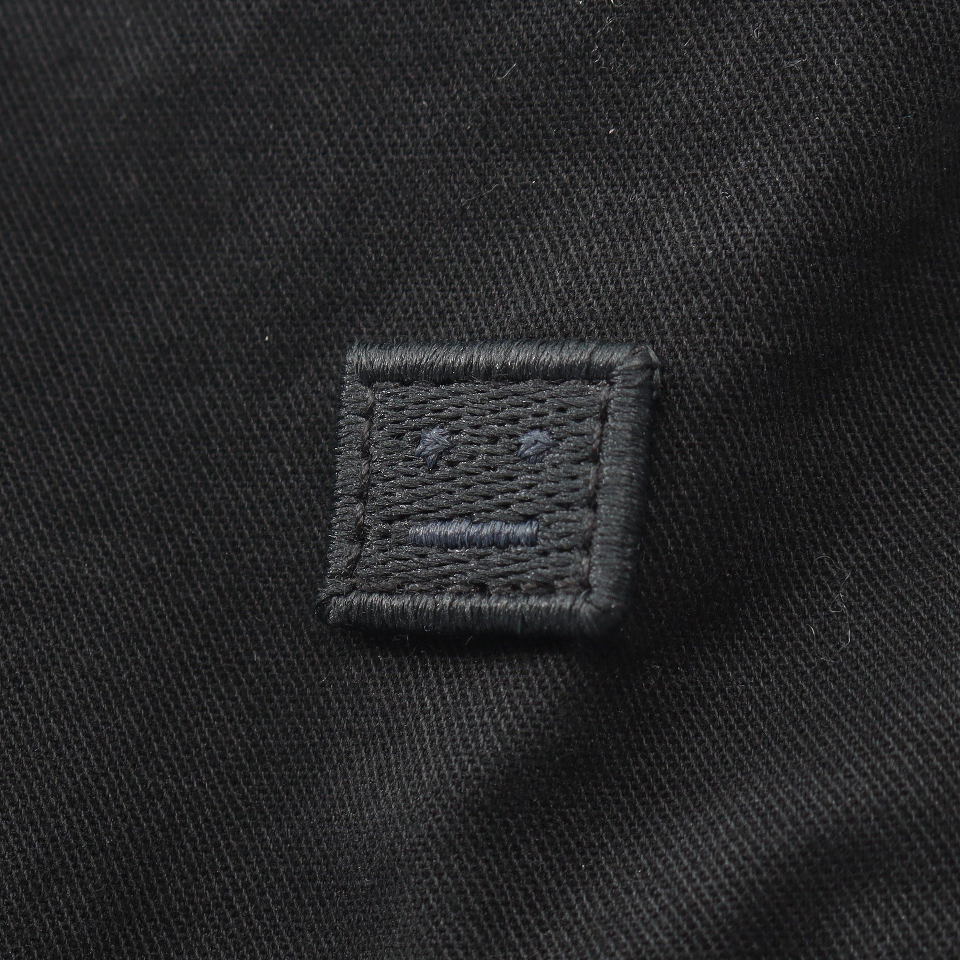 ラージフェイスロゴ バケット ハット コットン ブラック アクネストゥディオズ 財布・小物 Acne Studios