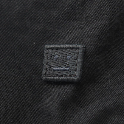 ラージフェイスロゴ バケット ハット コットン ブラック アクネストゥディオズ 財布・小物 Acne Studios
