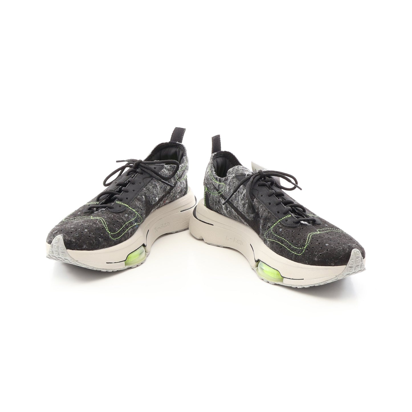 AIR ZOOM TYPE スニーカー ファブリック ダークグレー ブラック ライトグリーン ナイキ