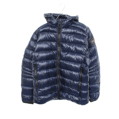 CROFTON HOODY BLACK LABEL クロフトン フード付き ダウンジャケット ナイロン ダークブルー カナダグース