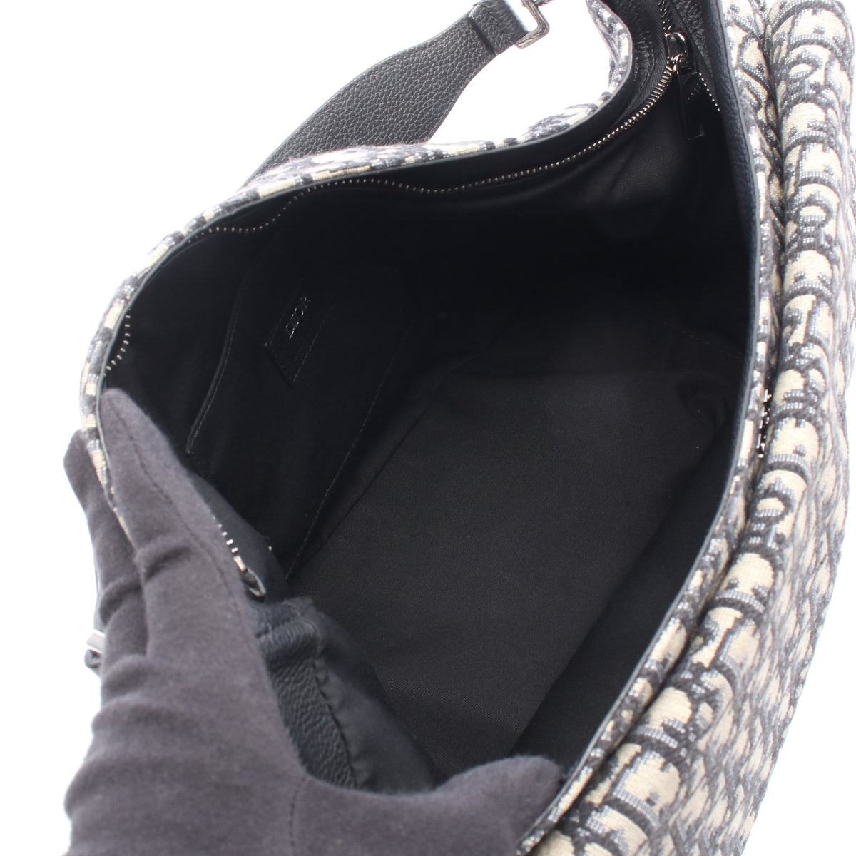 SADDLE サドル オブリーク 2WAY ワンショルダーバッグ キャンバス レザー ネイビー ベージュ クリスチャンディオール バッグ Christian Dior