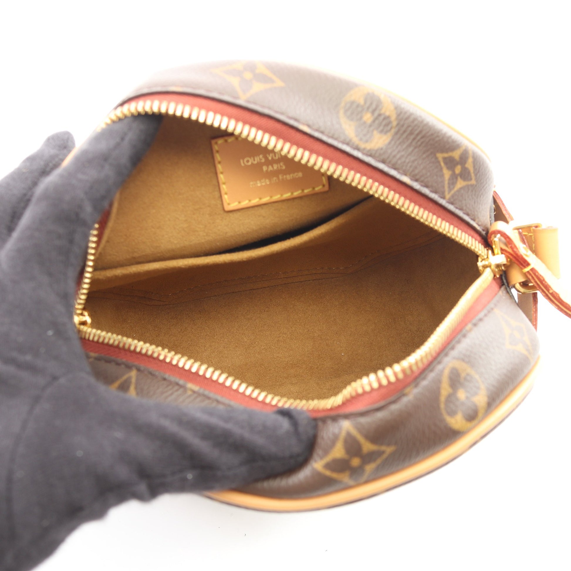 ボワット シャポー スープルPM モノグラム ショルダーバッグ PVC レザー ブラウン ルイヴィトン バッグ LOUIS VUITTON