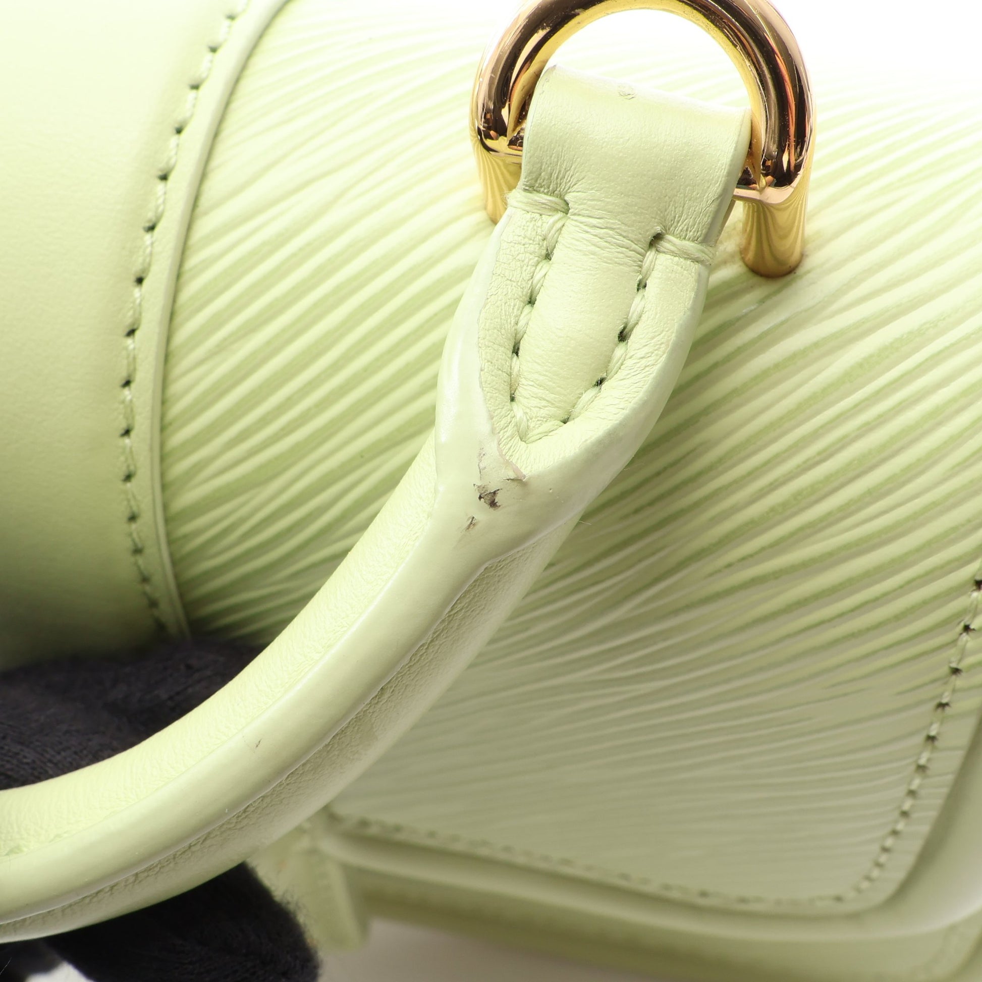 ハイドアンドシーク エピ ヴェールノト 2WAY ハンドバッグ レザー ライトグリーン ルイヴィトン バッグ LOUIS VUITTON