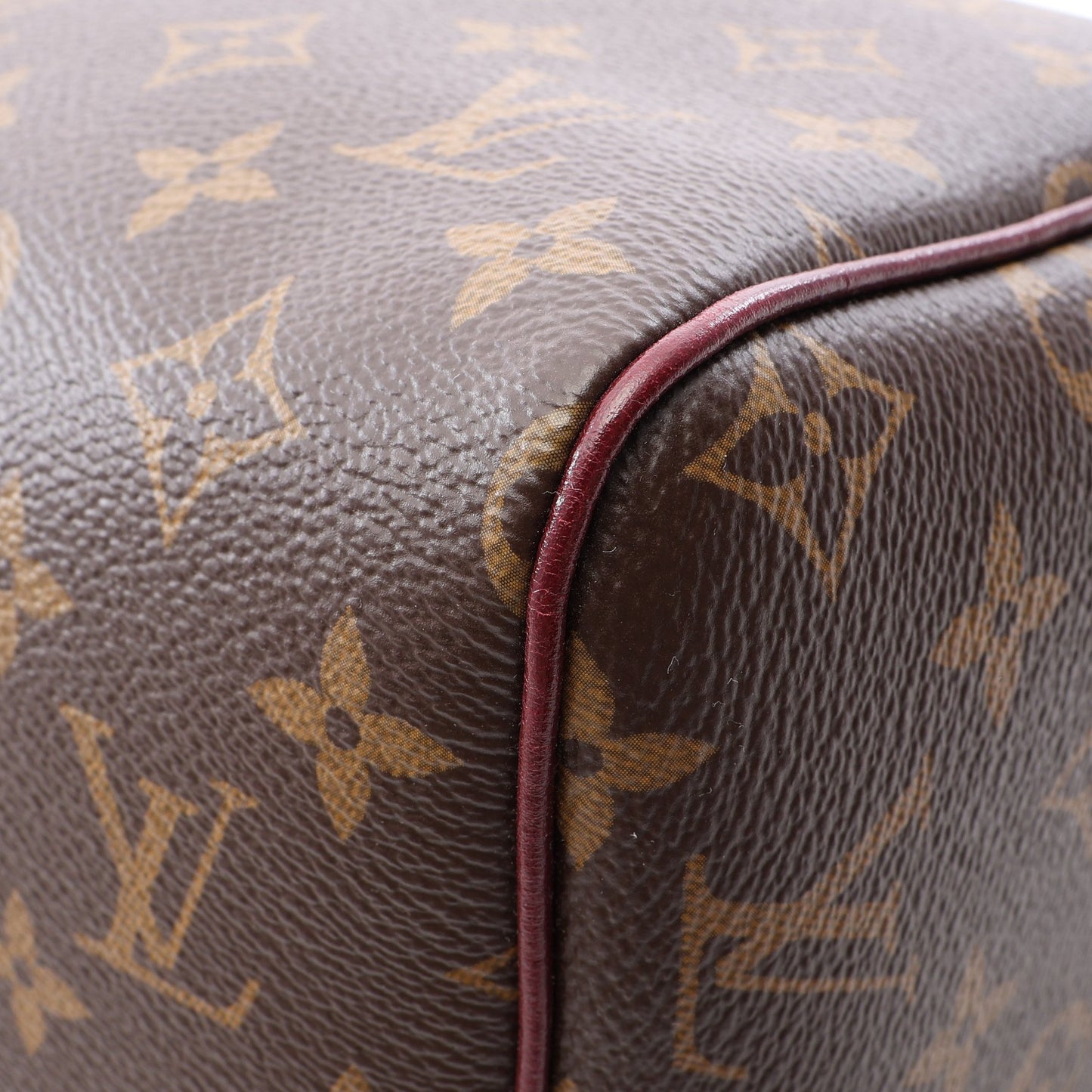 スピーディ30 ソフト モノグラム 2WAY ハンドバッグ PVC レザー ブラウン ボルドー ルイヴィトン バッグ LOUIS VUITTON