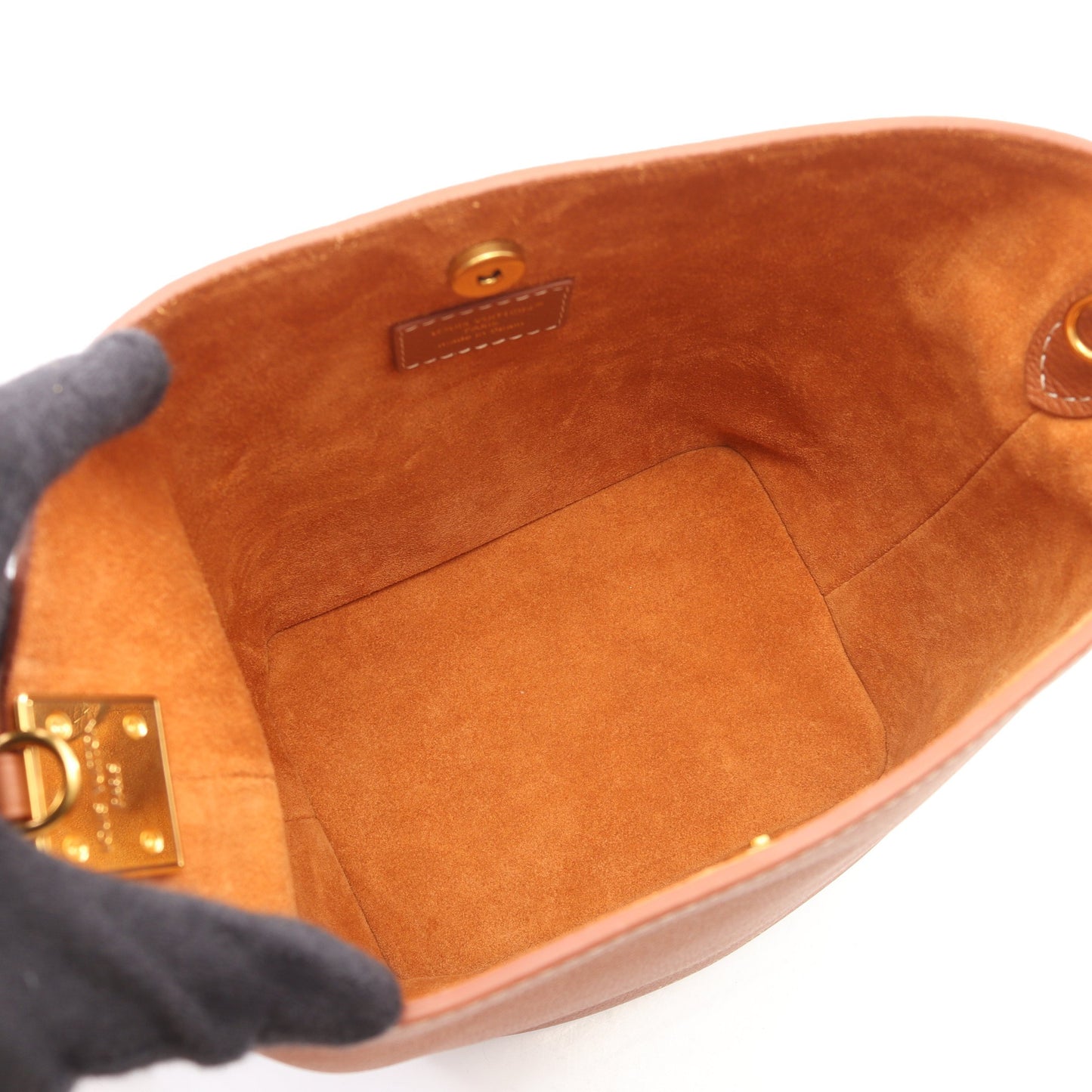 ロウキー オール インBB コニャック ショルダーバッグ レザー ブラウン ルイヴィトン