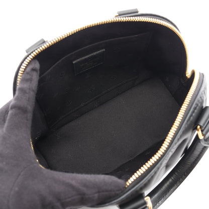 アルマ ソフトBB バブルグラム ノワール 2WAY ハンドバッグ レザー ブラック ルイヴィトン