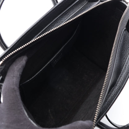 ラゲージ ナノショッパー 2WAY ハンドバッグ レザー ブラック セリーヌ バッグ CELINE