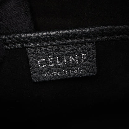 ラゲージ ナノショッパー 2WAY ハンドバッグ レザー ブラック セリーヌ バッグ CELINE