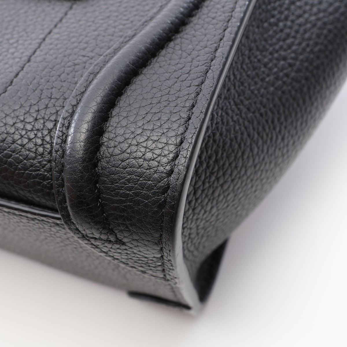 ラゲージ ナノショッパー 2WAY ハンドバッグ レザー ブラック セリーヌ バッグ CELINE