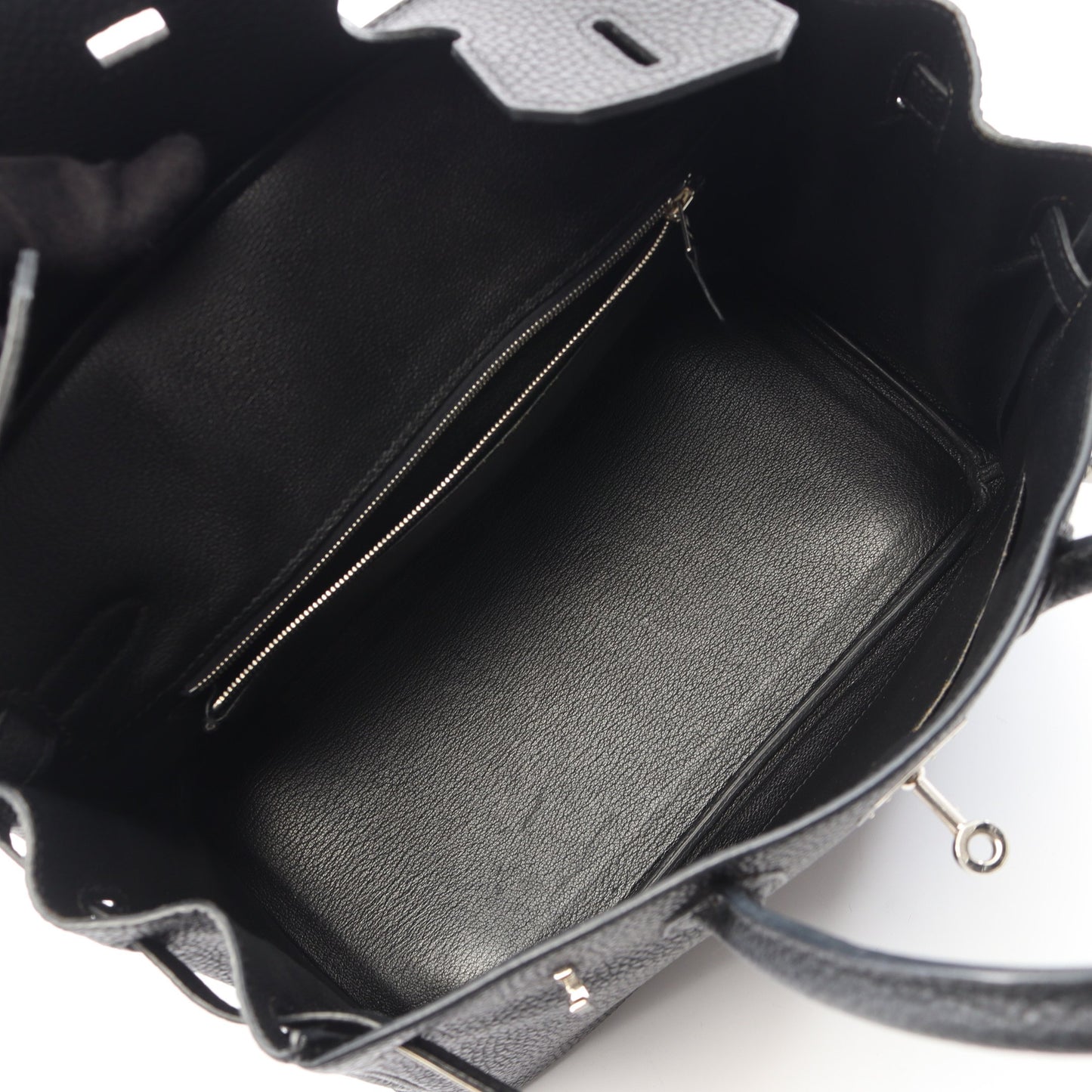 バーキン30 ハンドバッグ トゴ ブラック シルバー金具 □N刻印 エルメス