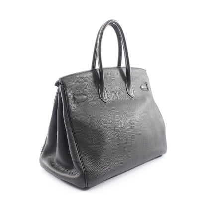 バーキン35 ハンドバッグ トゴ ブラック シルバー金具 □P刻印 エルメス