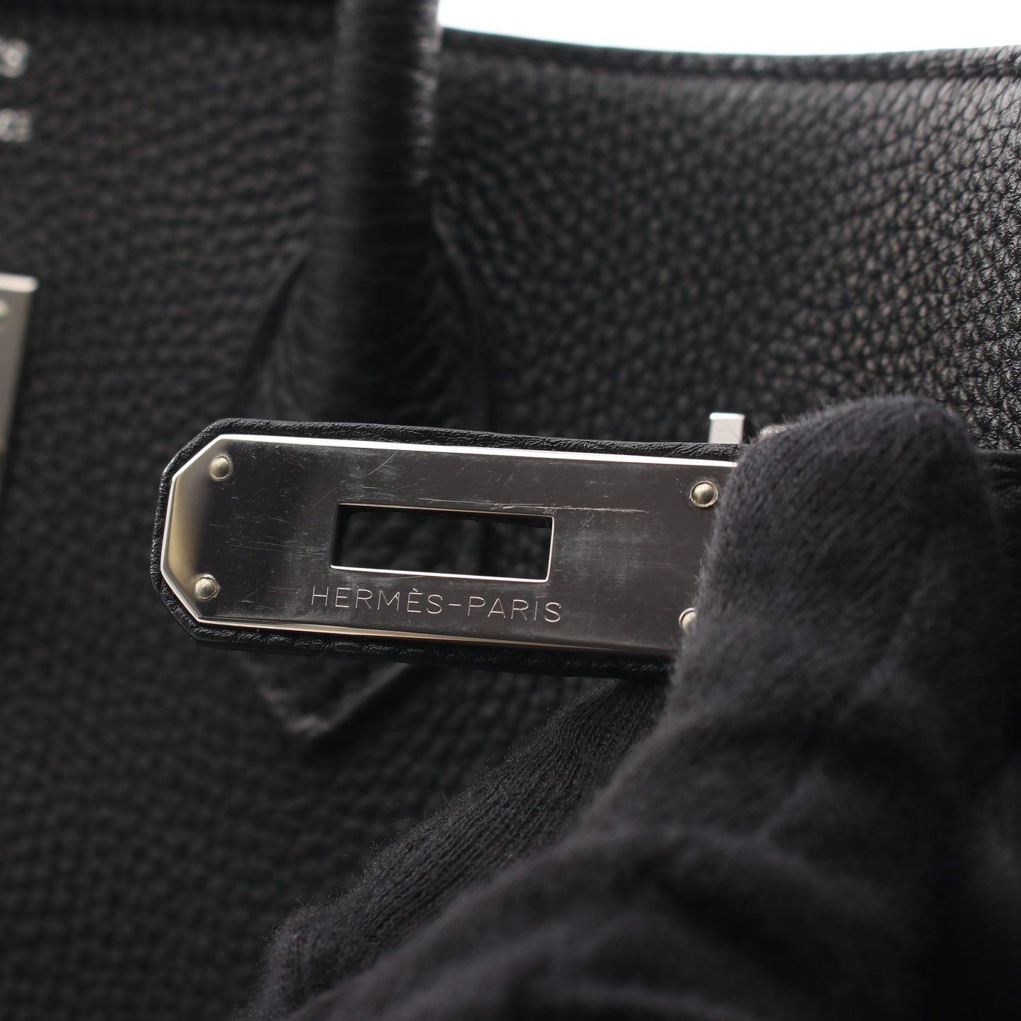 バーキン35 ハンドバッグ トゴ ブラック シルバー金具 □P刻印 エルメス