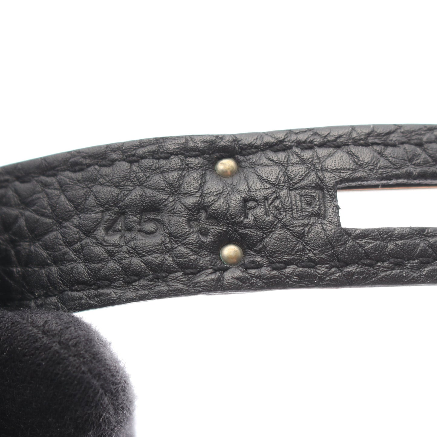 バーキン35 ハンドバッグ トゴ ブラック シルバー金具 □P刻印 エルメス