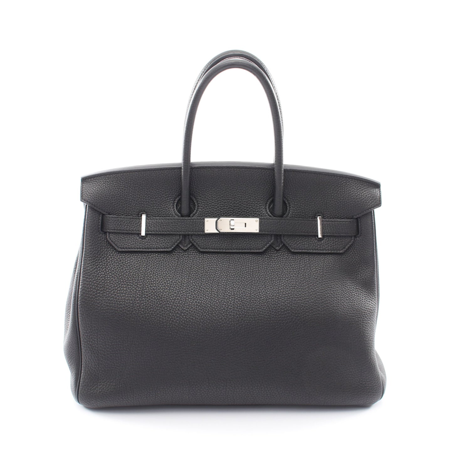 バーキン35 ハンドバッグ トゴ ブラック シルバー金具 □P刻印 エルメス