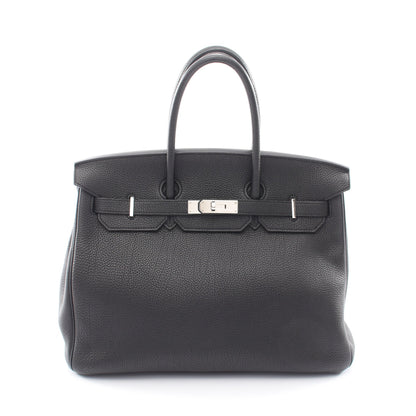 バーキン35 ハンドバッグ トゴ ブラック シルバー金具 □P刻印 エルメス