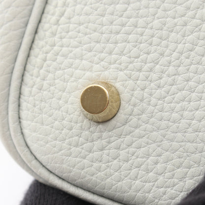 ピコタンロックMM ブルーペール ハンドバッグ トリヨンクレマンス ライトブルー ゴールド金具 U刻印 エルメス