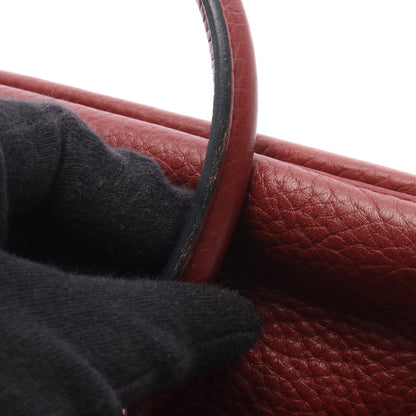 ボリード31 ルビー 2WAY ハンドバッグ トリヨンクレマンス ボルドー シルバー金具 □R刻印 エルメス