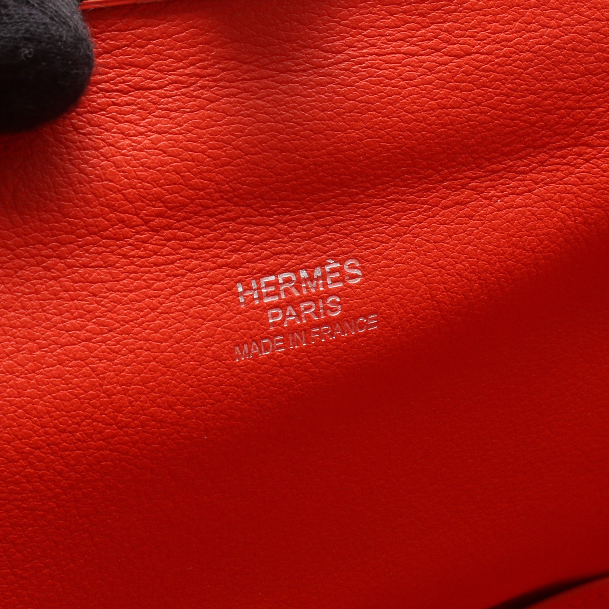 ツールボックス20 カプシーヌ ハンドバッグ ヴォースイフト オレンジレッド シルバー金具 T刻印 エルメス バッグ HERMES