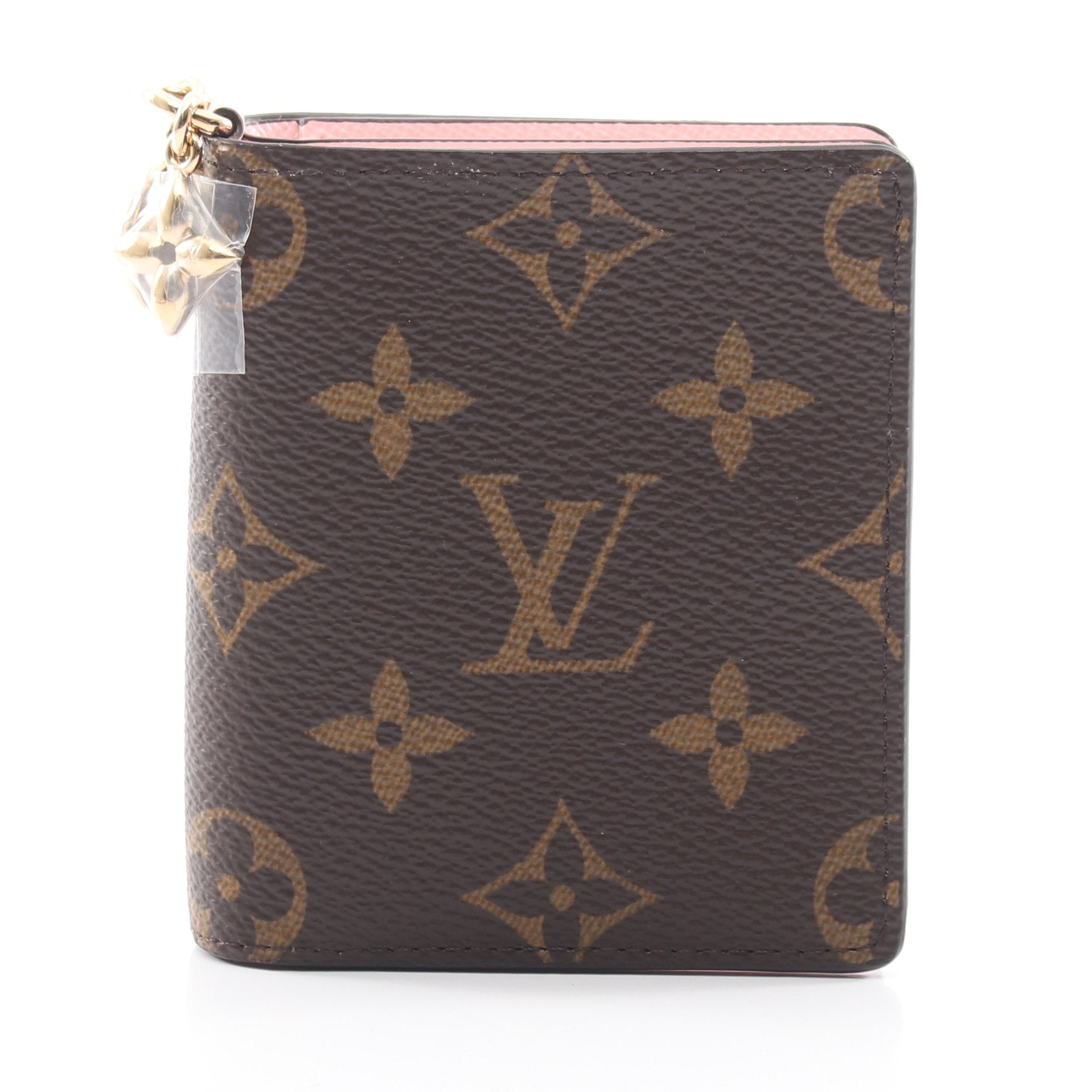 ポケットウォレット LV チャーム コンフェッティピンク モノグラム 二