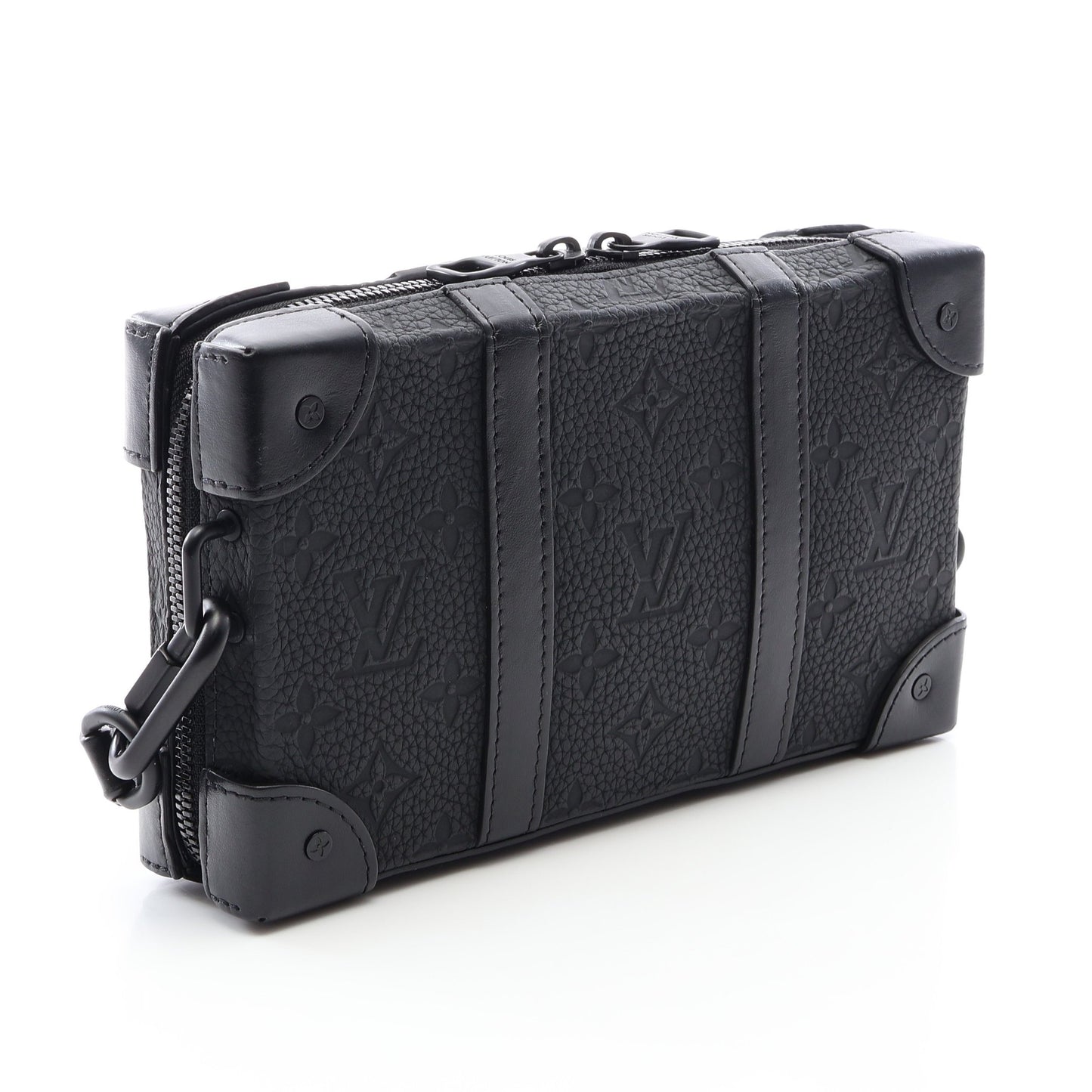 ソフトトランク ウォレット トリヨンモノグラム ショルダーバッグ レザー ブラック ルイヴィトン バッグ LOUIS VUITTON