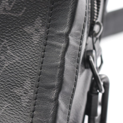 ソフトトランク モノグラムエクリプス ノワール ショルダーバッグ PVC レザー ブラック ルイヴィトン バッグ LOUIS VUITTON