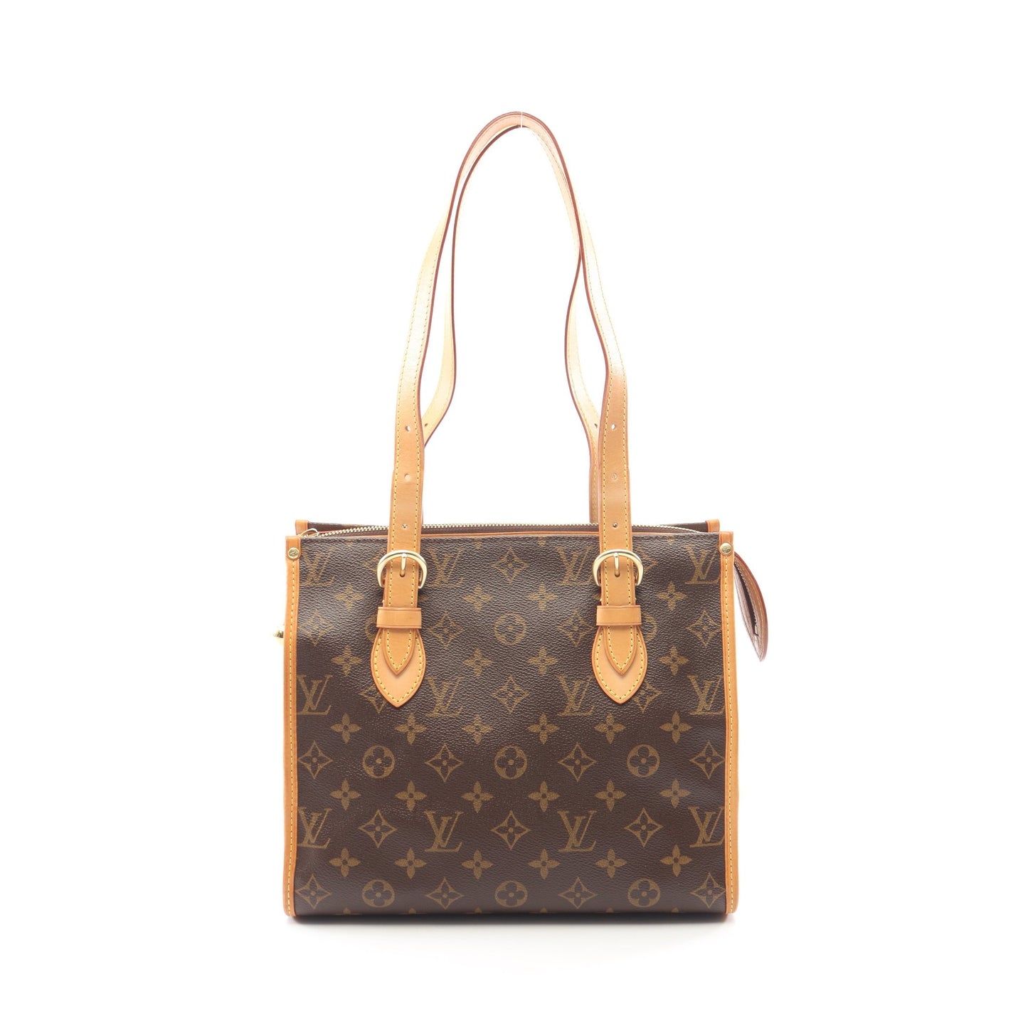 ポパンクール オ モノグラム ショルダーバッグ トートバッグ PVC レザー ブラウン ルイヴィトン バッグ LOUIS VUITTON