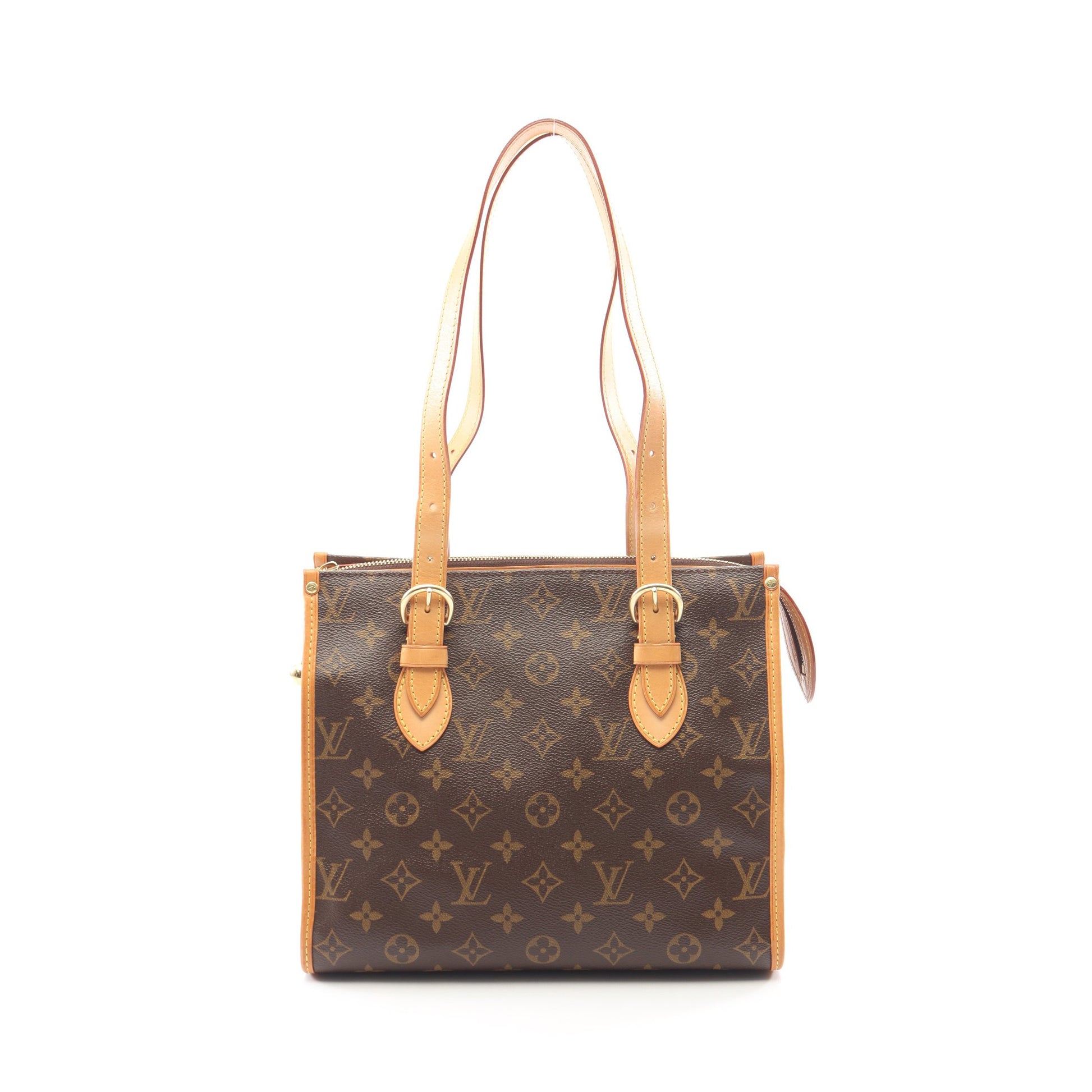 ポパンクール オ モノグラム ショルダーバッグ トートバッグ PVC レザー ブラウン ルイヴィトン バッグ LOUIS VUITTON