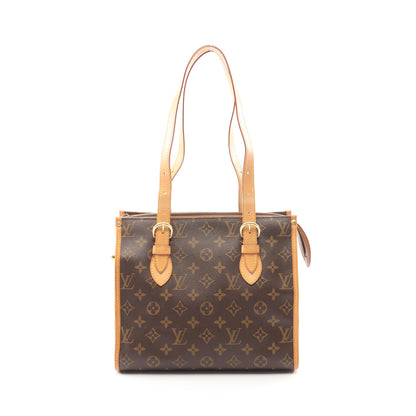 ポパンクール オ モノグラム ショルダーバッグ トートバッグ PVC レザー ブラウン ルイヴィトン バッグ LOUIS VUITTON