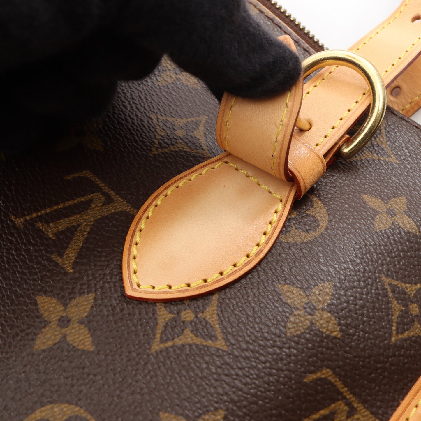 ポパンクール オ モノグラム ショルダーバッグ トートバッグ PVC レザー ブラウン ルイヴィトン バッグ LOUIS VUITTON