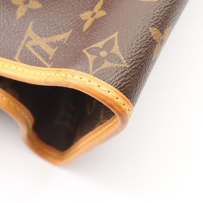 ポパンクール オ モノグラム ショルダーバッグ トートバッグ PVC レザー ブラウン ルイヴィトン バッグ LOUIS VUITTON