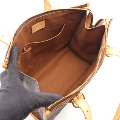 ポパンクール オ モノグラム ショルダーバッグ トートバッグ PVC レザー ブラウン ルイヴィトン バッグ LOUIS VUITTON