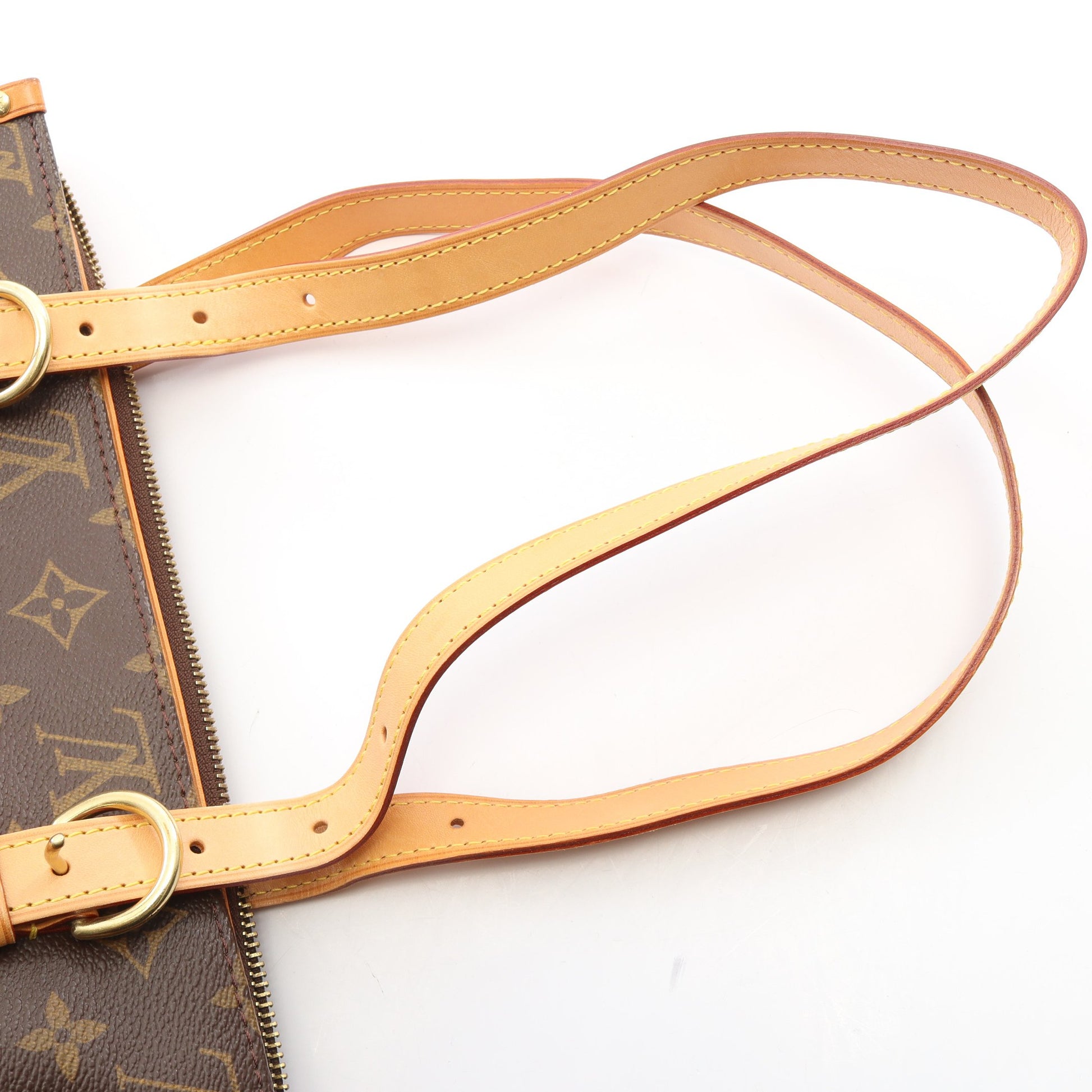 ポパンクール オ モノグラム ショルダーバッグ トートバッグ PVC レザー ブラウン ルイヴィトン バッグ LOUIS VUITTON