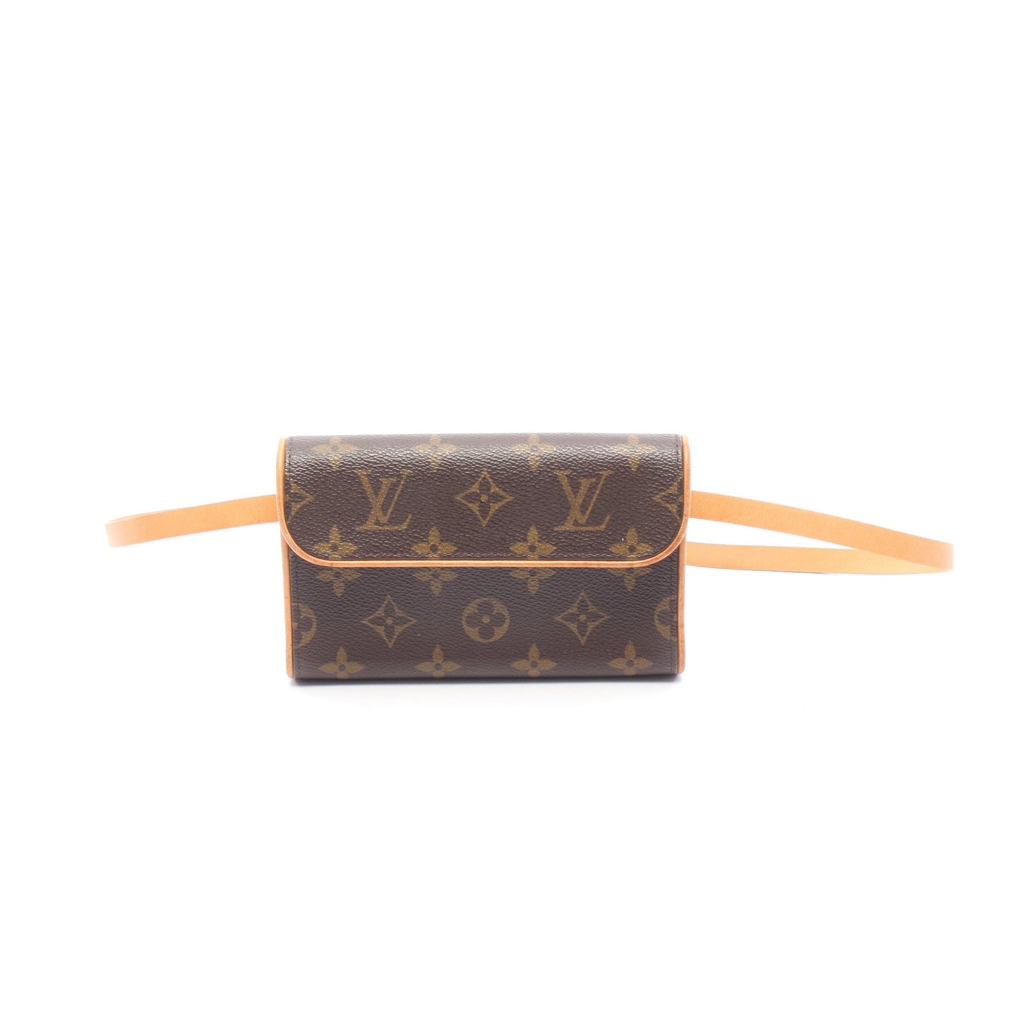 ポシェットフロランティーヌ モノグラム ボディバッグ ウエストバッグ PVC レザー ブラウン ルイヴィトン バッグ LOUIS VUITTON