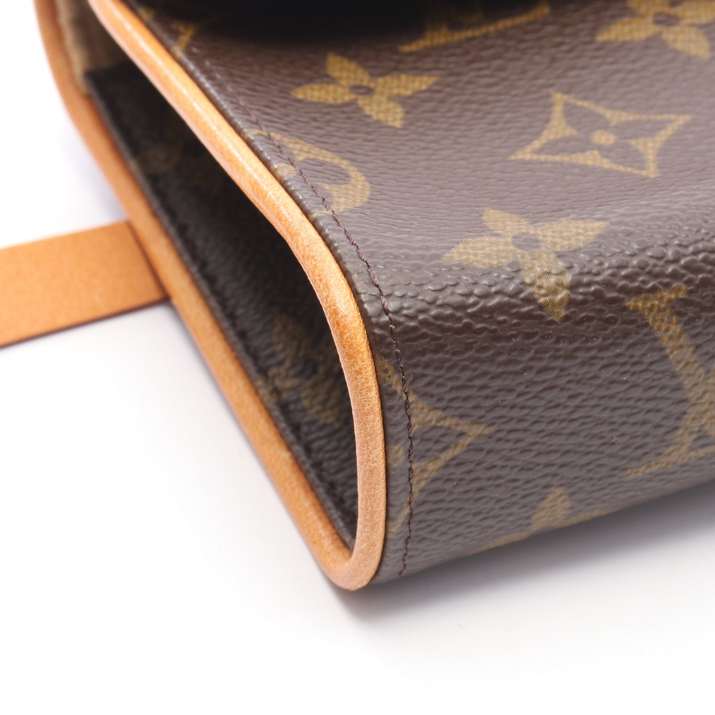 ポシェットフロランティーヌ モノグラム ボディバッグ ウエストバッグ PVC レザー ブラウン ルイヴィトン バッグ LOUIS VUITTON
