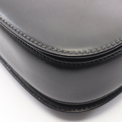 バンブー 2WAY ハンドバッグ レザー ブラック グッチ