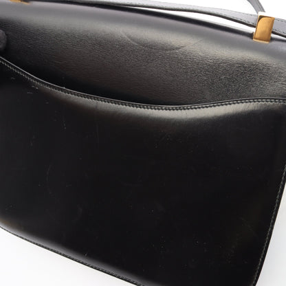 コンスタンス23 ショルダーバッグ ボックスカーフ ブラック ゴールド金具 ○J刻印 エルメス バッグ HERMES