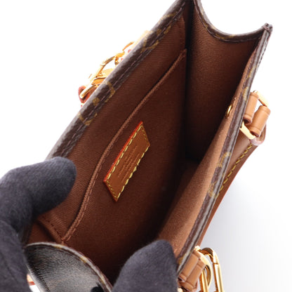 プティット サックプラ モノグラム 2WAY ハンドバッグ PVC レザー ブラウン ルイヴィトン バッグ LOUIS VUITTON