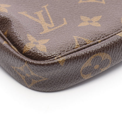 ミニポシェット アクセソワール モノグラム T&B チェーンハンドバッグ PVC レザー ブラウン ルイヴィトン バッグ LOUIS VUITTON