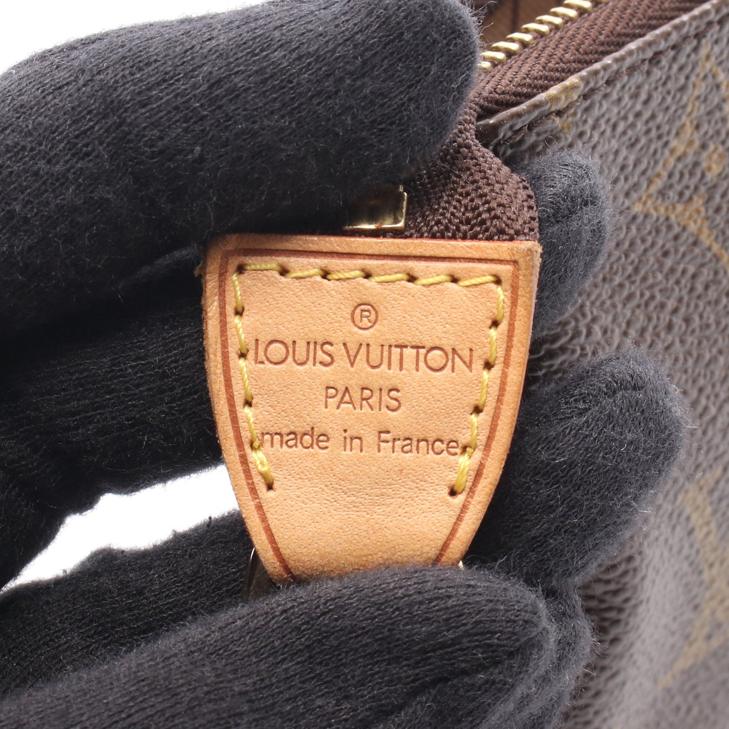 ミニポシェット アクセソワール モノグラム T&B チェーンハンドバッグ PVC レザー ブラウン ルイヴィトン バッグ LOUIS VUITTON