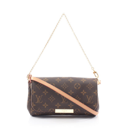 フェイボリットPM モノグラム 2WAY チェーンハンドバッグ PVC レザー ブラウン ルイヴィトン バッグ LOUIS VUITTON