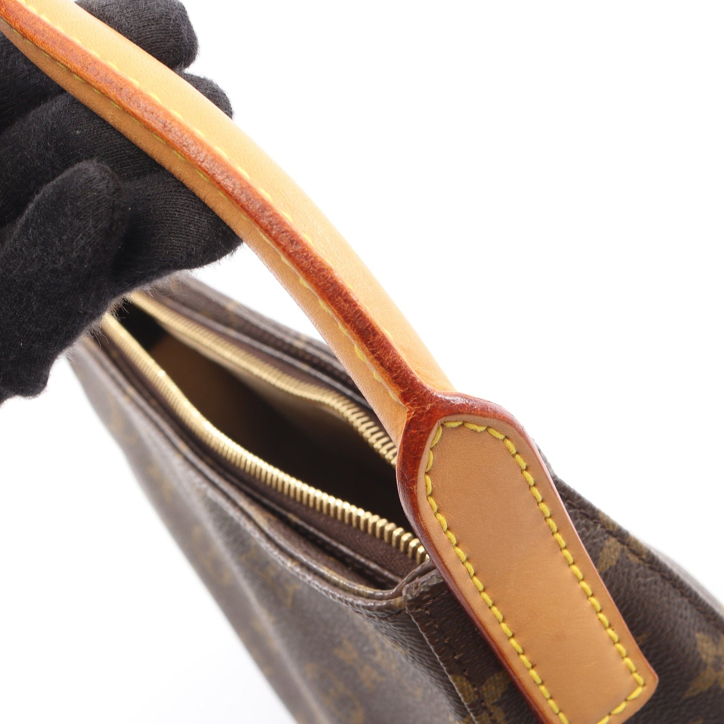ルーピングMM モノグラム ショルダーバッグ PVC レザー ブラウン ルイヴィトン バッグ LOUIS VUITTON