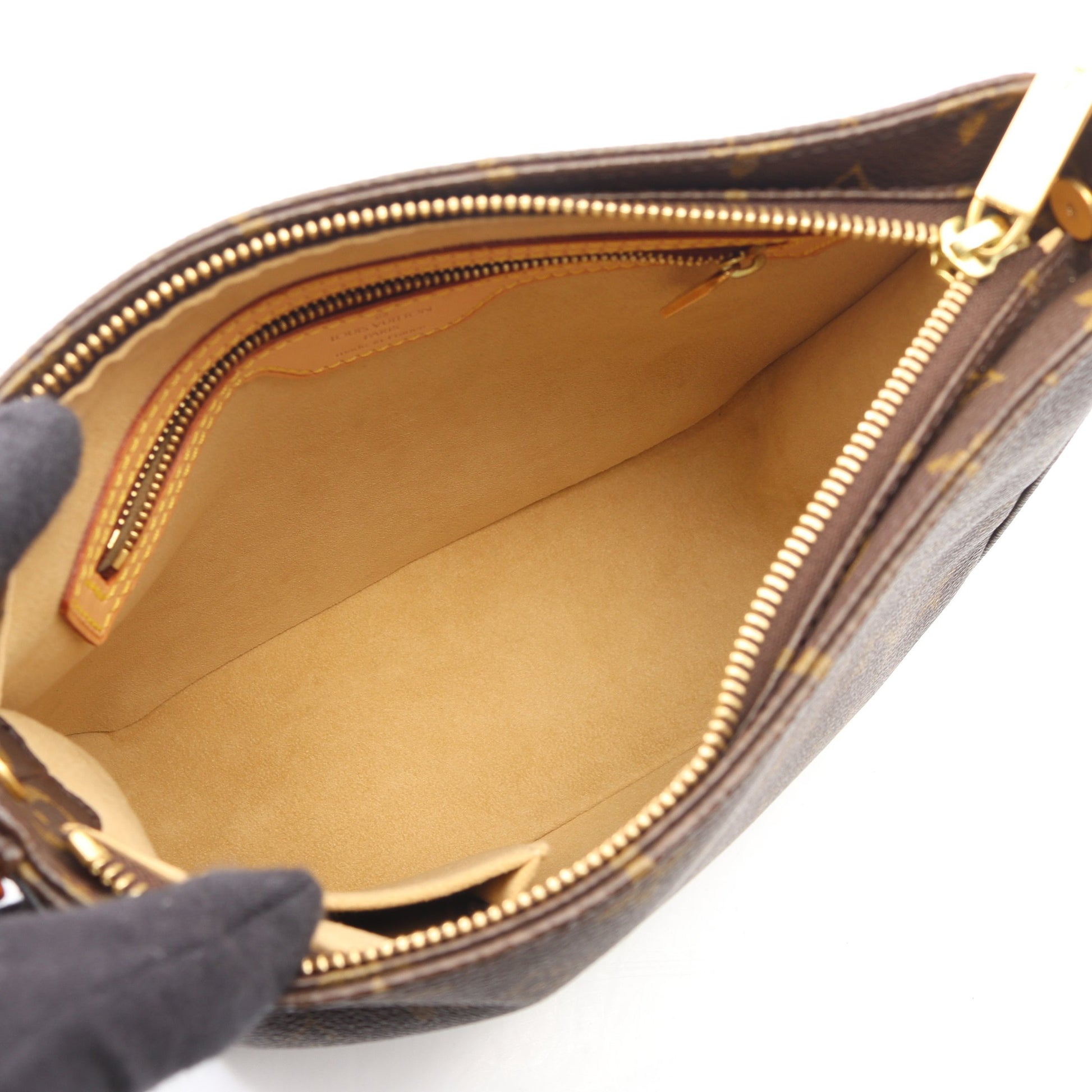ルーピングMM モノグラム ショルダーバッグ PVC レザー ブラウン ルイヴィトン バッグ LOUIS VUITTON