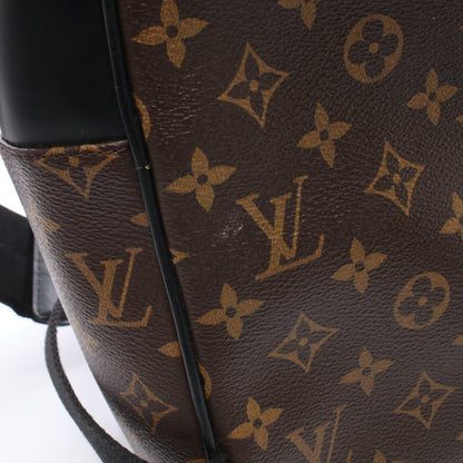 ジョッシュ モノグラムマカサー バックパック リュックサック PVC レザー ブラウン ブラック ルイヴィトン バッグ LOUIS VUITTON