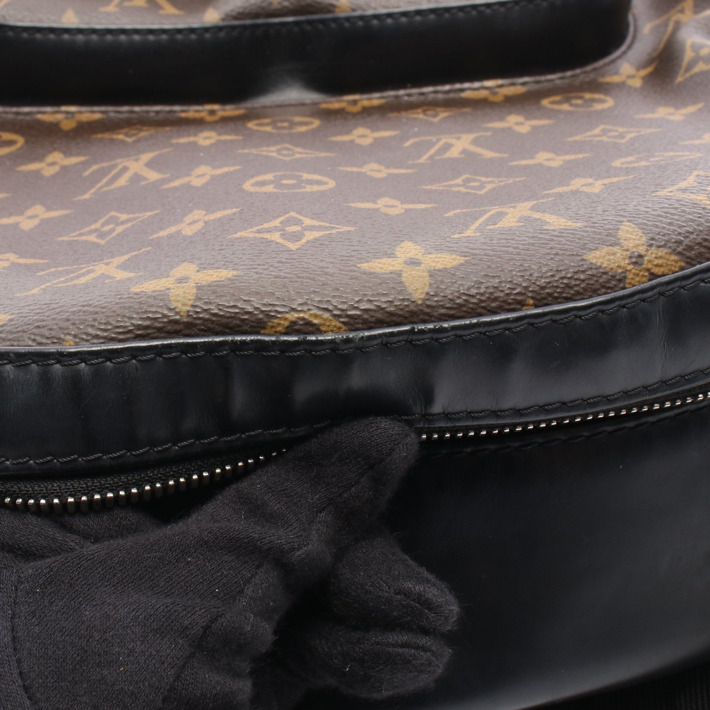 ジョッシュ モノグラムマカサー バックパック リュックサック PVC レザー ブラウン ブラック ルイヴィトン バッグ LOUIS VUITTON