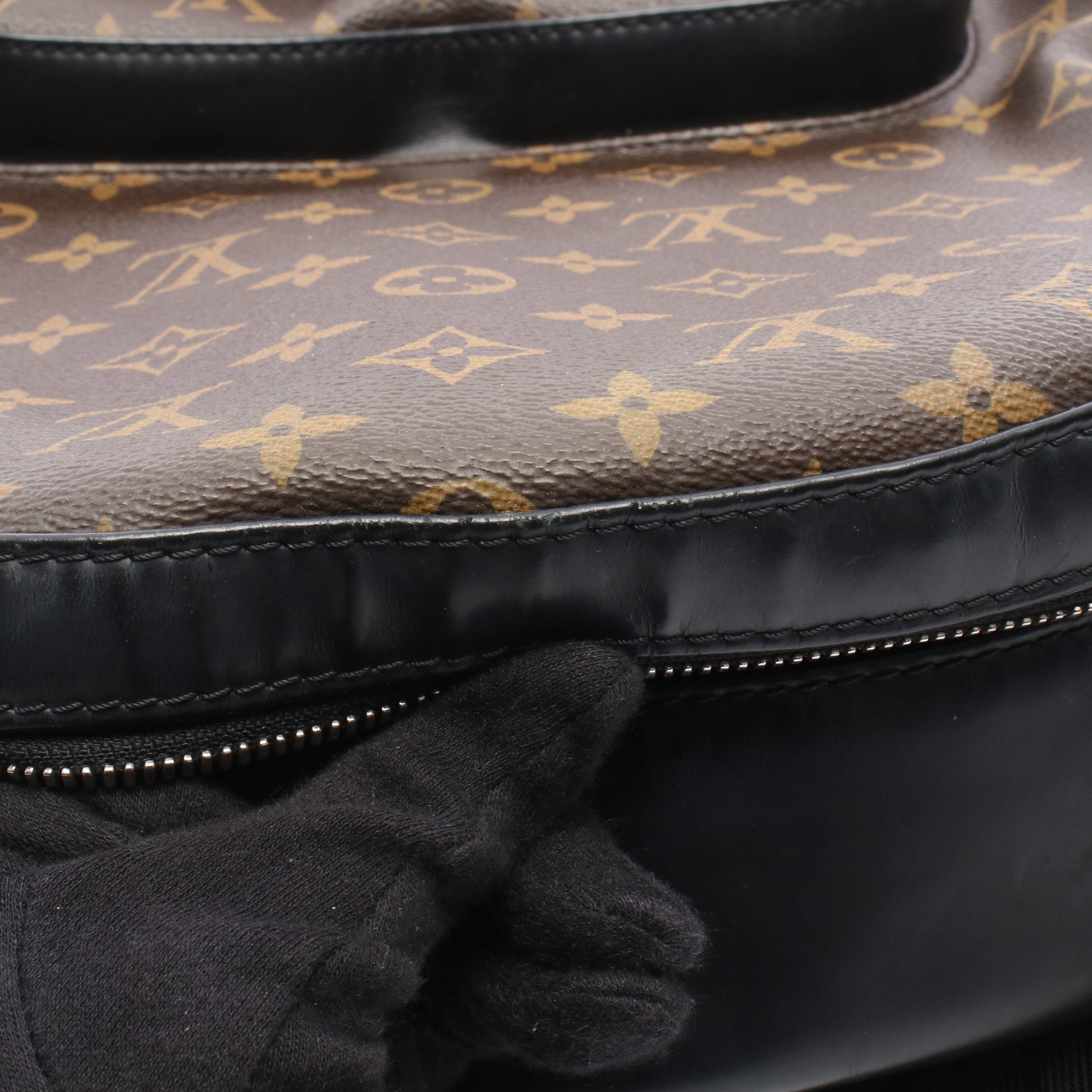 ジョッシュ モノグラムマカサー バックパック リュックサック PVC レザー ブラウン ブラック ルイヴィトン バッグ LOUIS VUITTON