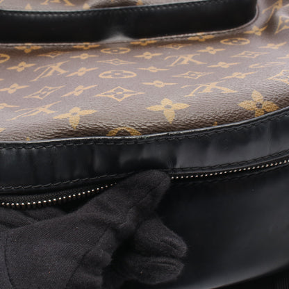 ジョッシュ モノグラムマカサー バックパック リュックサック PVC レザー ブラウン ブラック ルイヴィトン バッグ LOUIS VUITTON