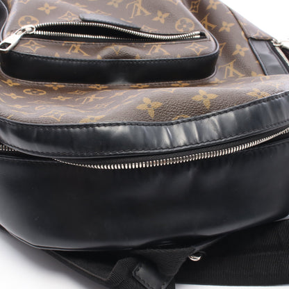 ジョッシュ モノグラムマカサー バックパック リュックサック PVC レザー ブラウン ブラック ルイヴィトン バッグ LOUIS VUITTON